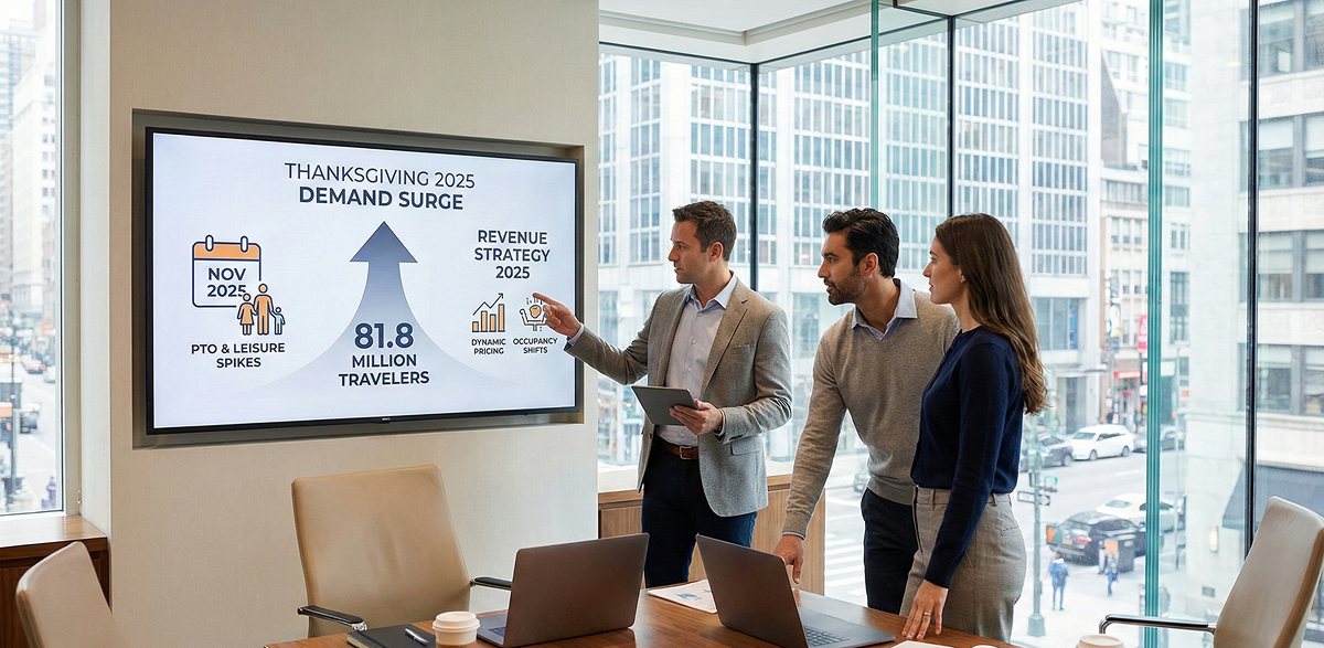 Thanksgiving Demand Is Surging, Here’s What It Means for Hotel Revenue Management in 2025